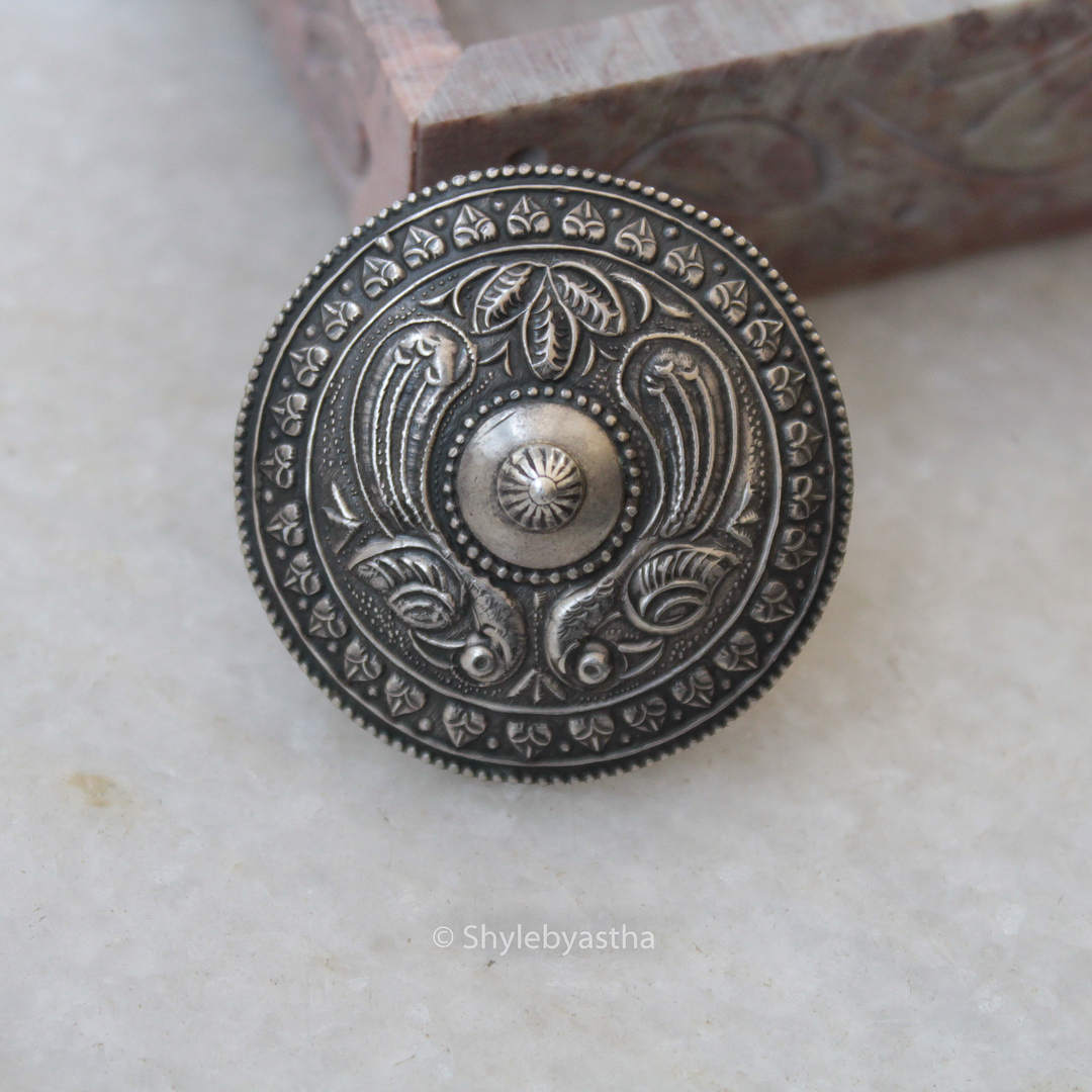 Moh Dual Peacock Cocktail Ring