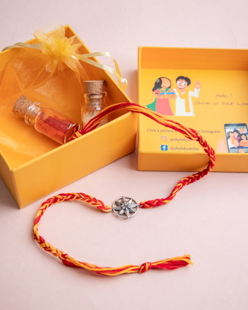 Moh Embossed Wanderlust Rakhi