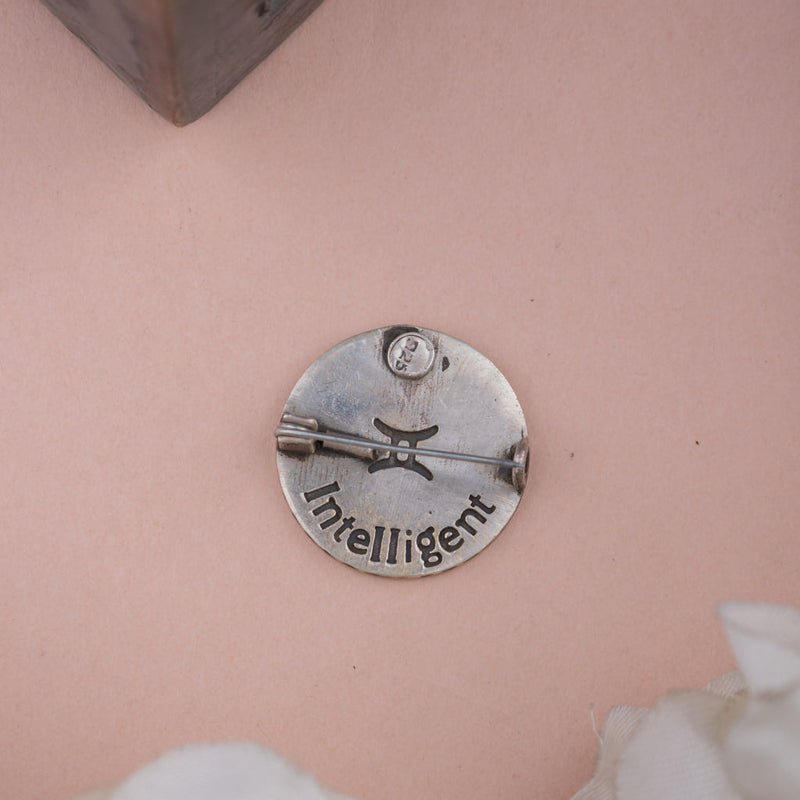 Moh Gemini Sun Sign Brooch