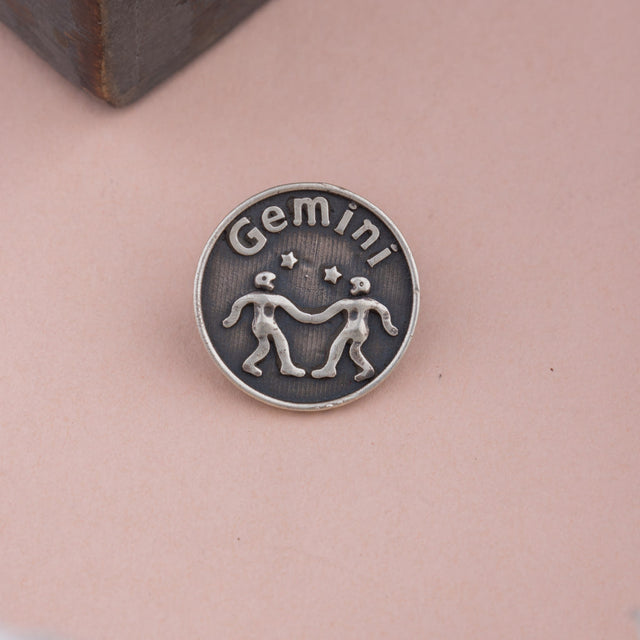 Moh Gemini Sun Sign Brooch