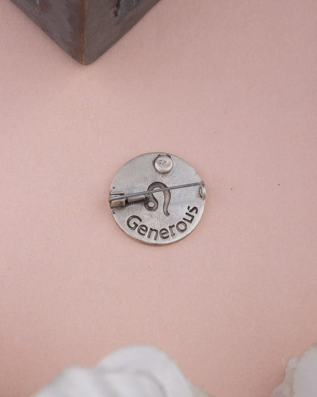 Moh Leo Sun Sign Brooch