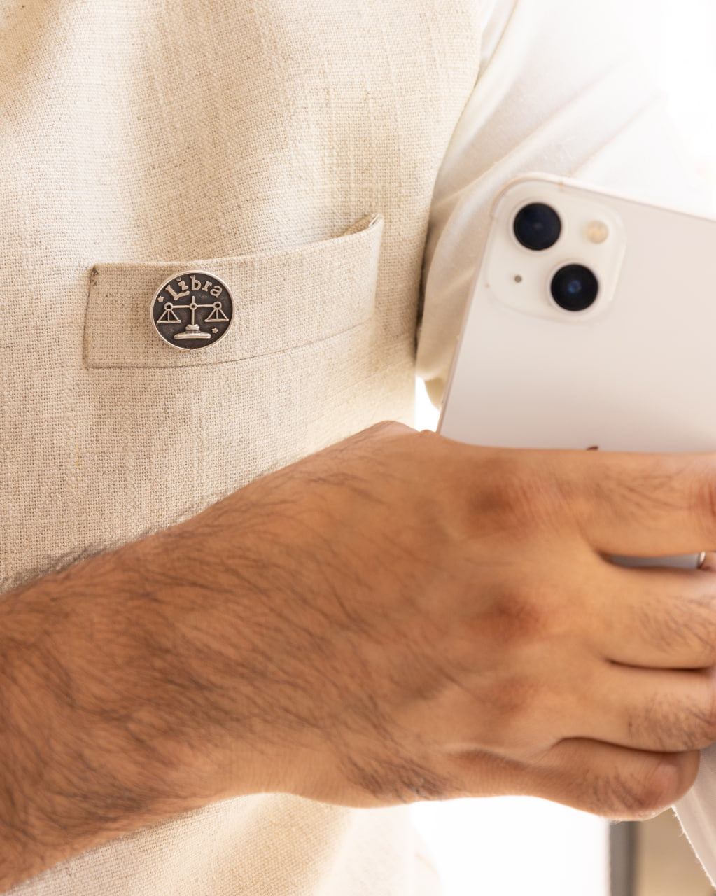 Moh Libra Sun Sign Brooch