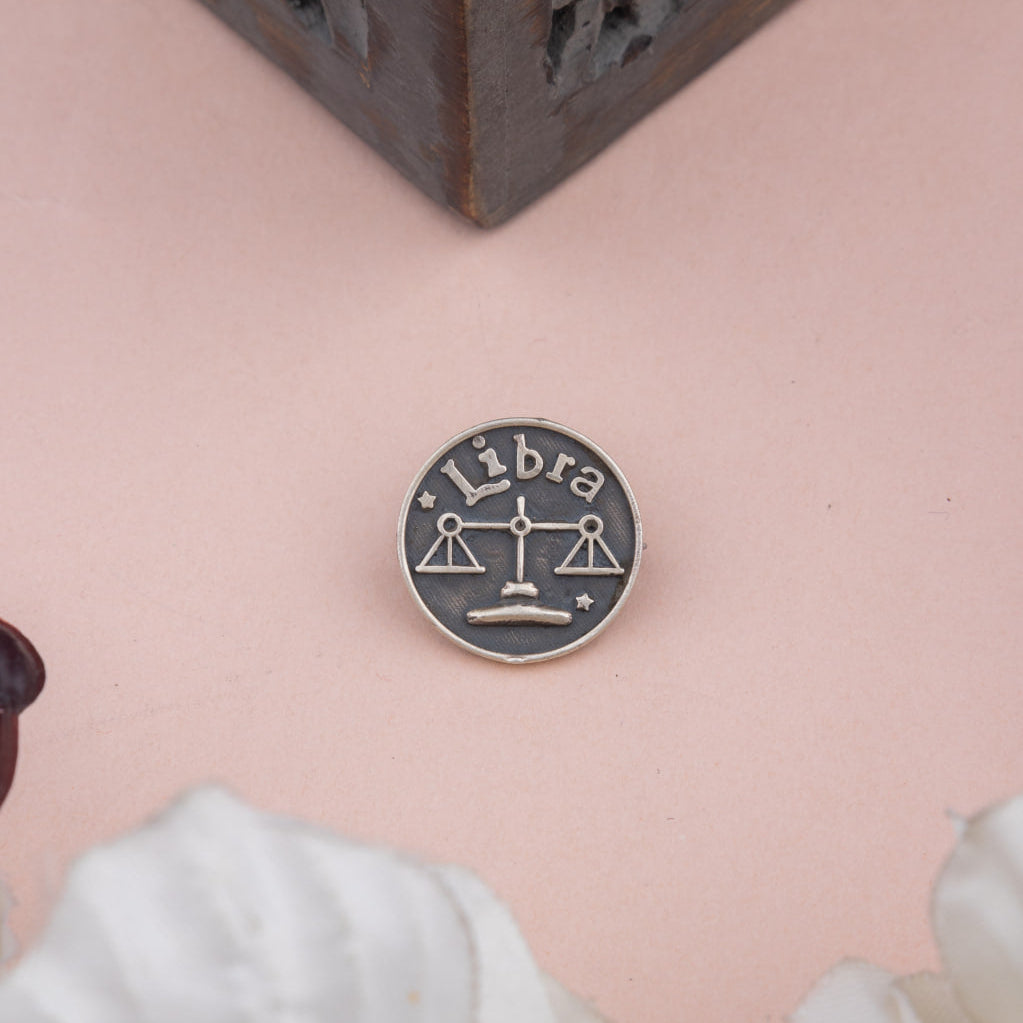 Moh Libra Sun Sign Brooch