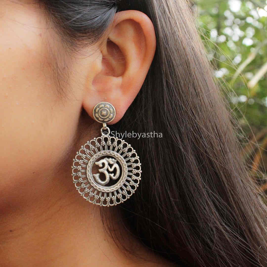 Moh Om Chakra Earrings