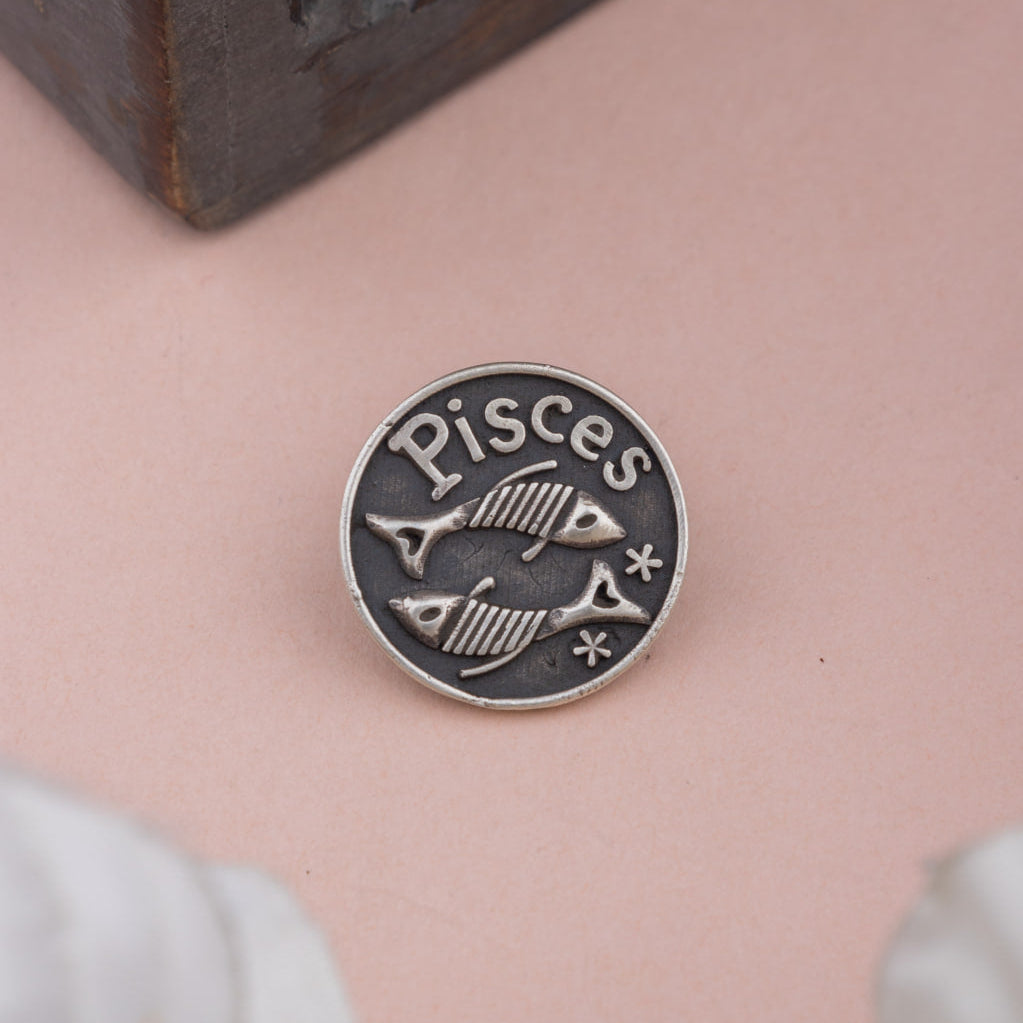 Moh Pisces Sun Sign Brooch