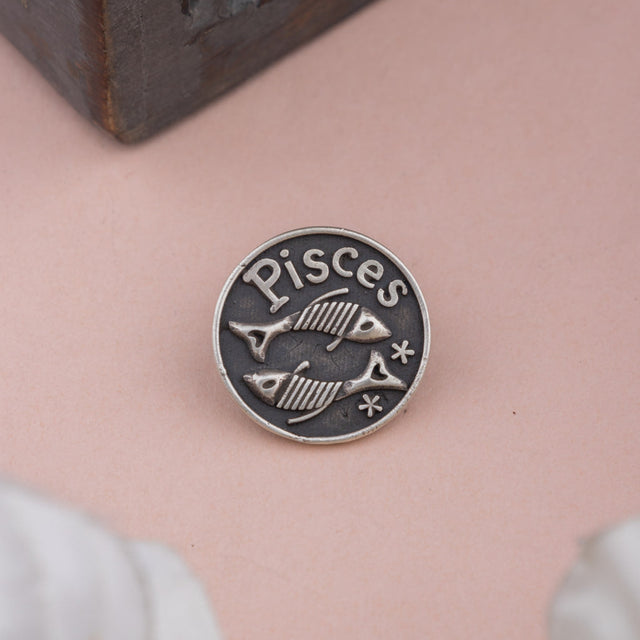 Moh Pisces Sun Sign Brooch
