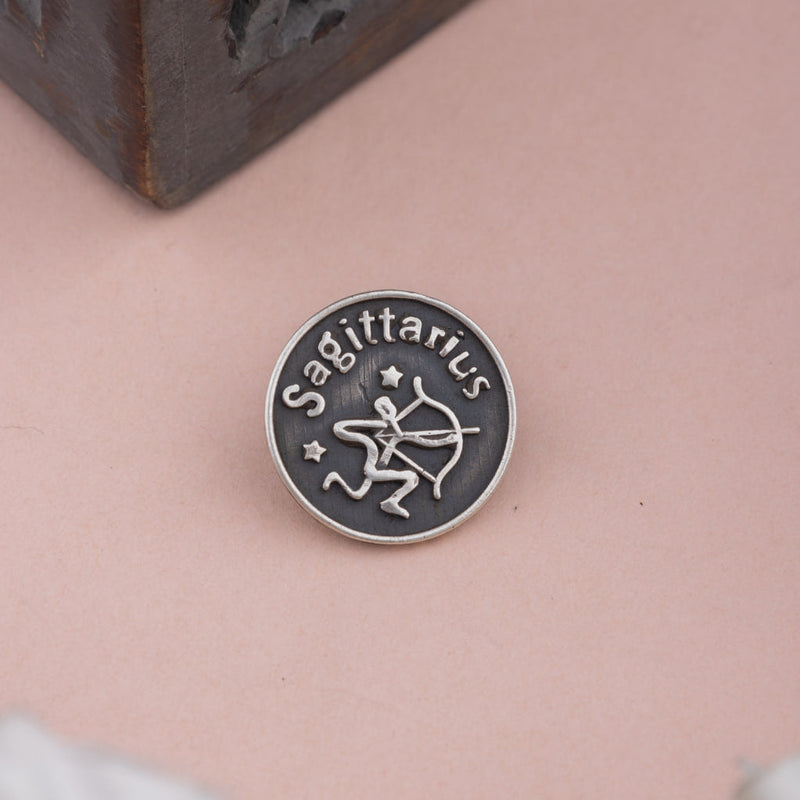 Moh Sagittarius Sun Sign Brooch