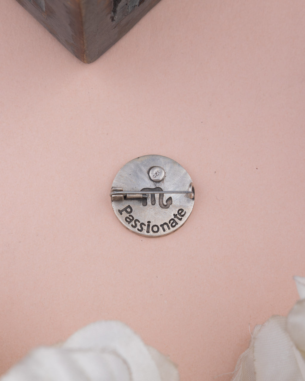 Moh Scorpio Sun Sign Brooch