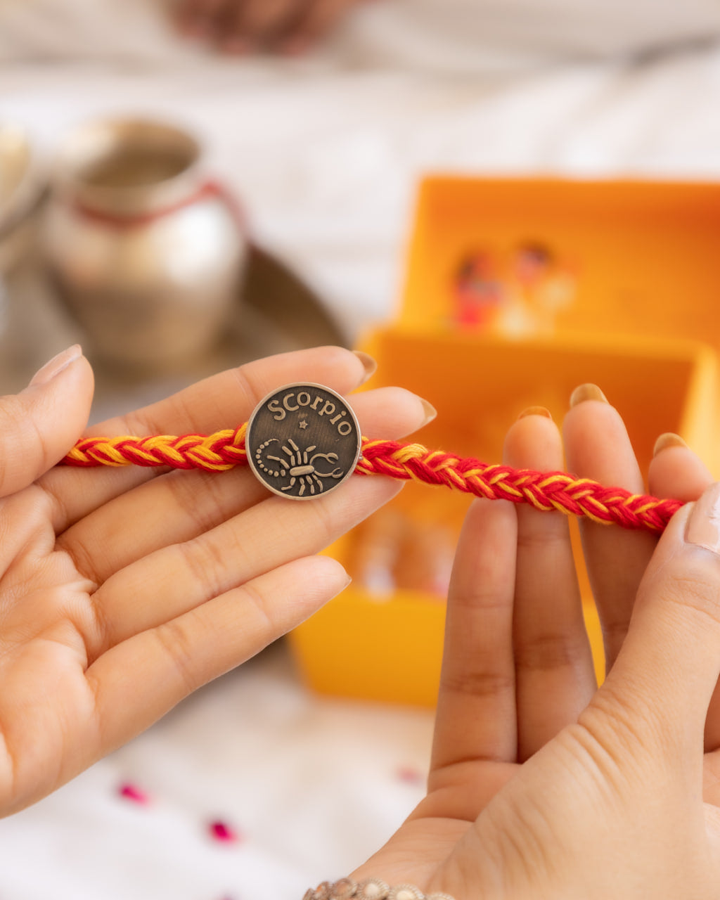 Moh Scorpio Sun Sign Brooch Cum Rakhi