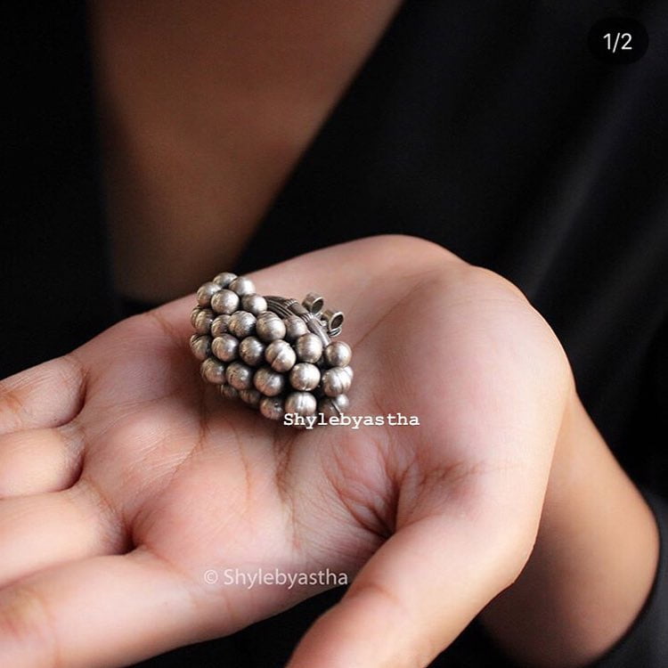 Moh Silver Balls Pendant