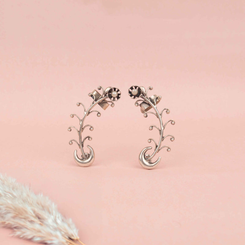 Moh Statement Petal Sequence Earcuff