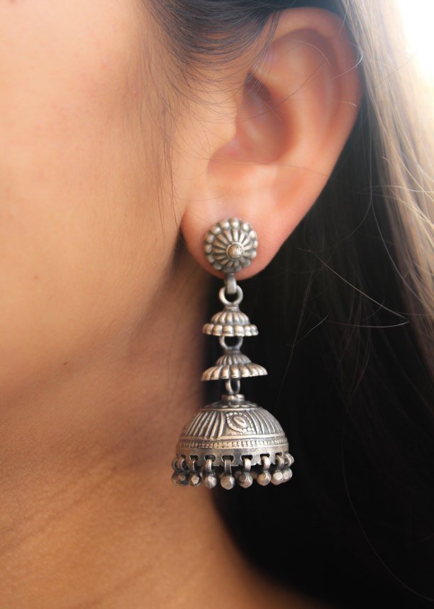 Moh Triple Layer Jhumka