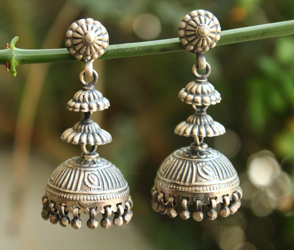 Moh Triple Layer Jhumka