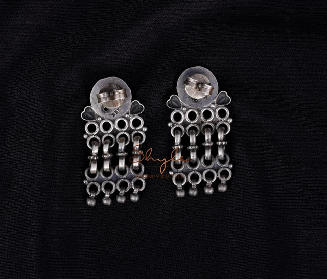 Moh Intricate Jali Drop Earrings
