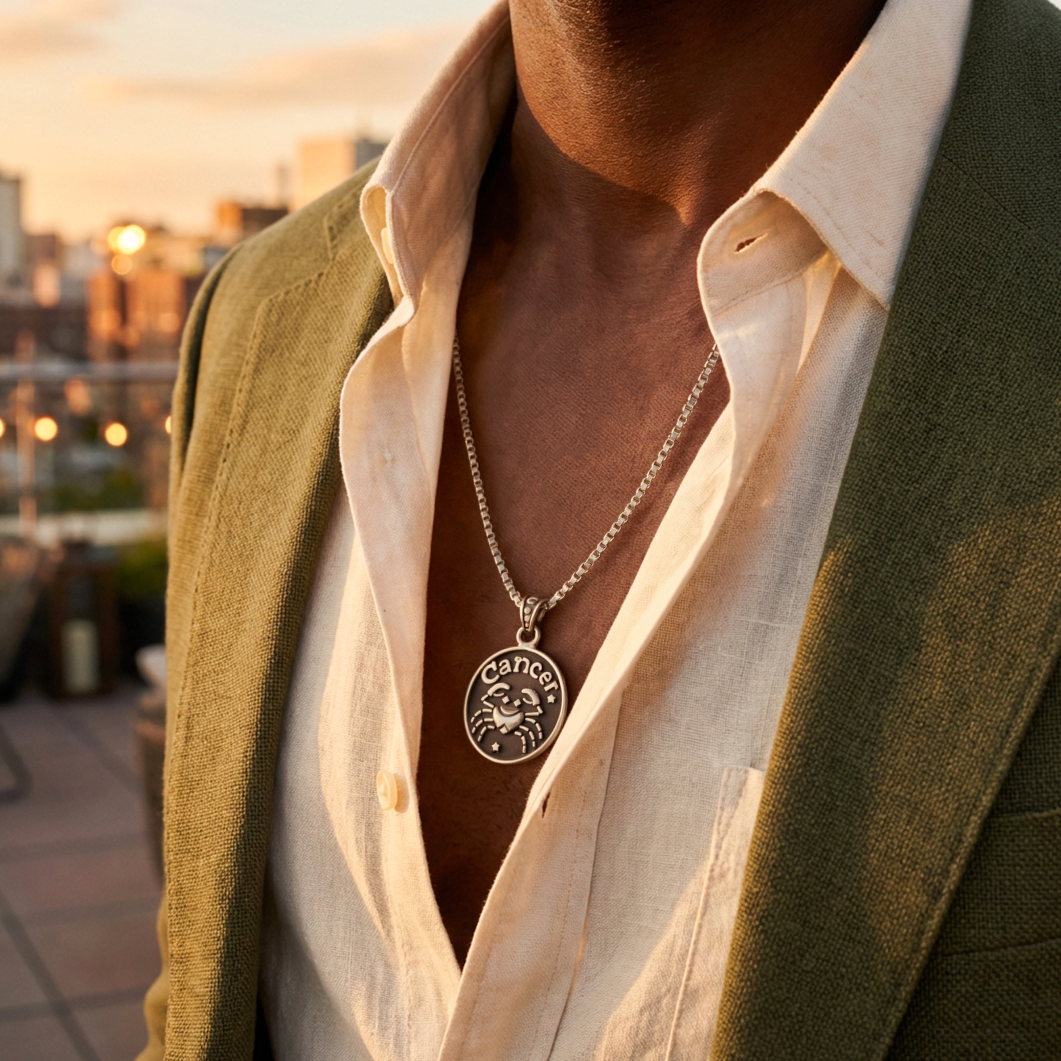 Moh Cancer Sun Sign Pendant