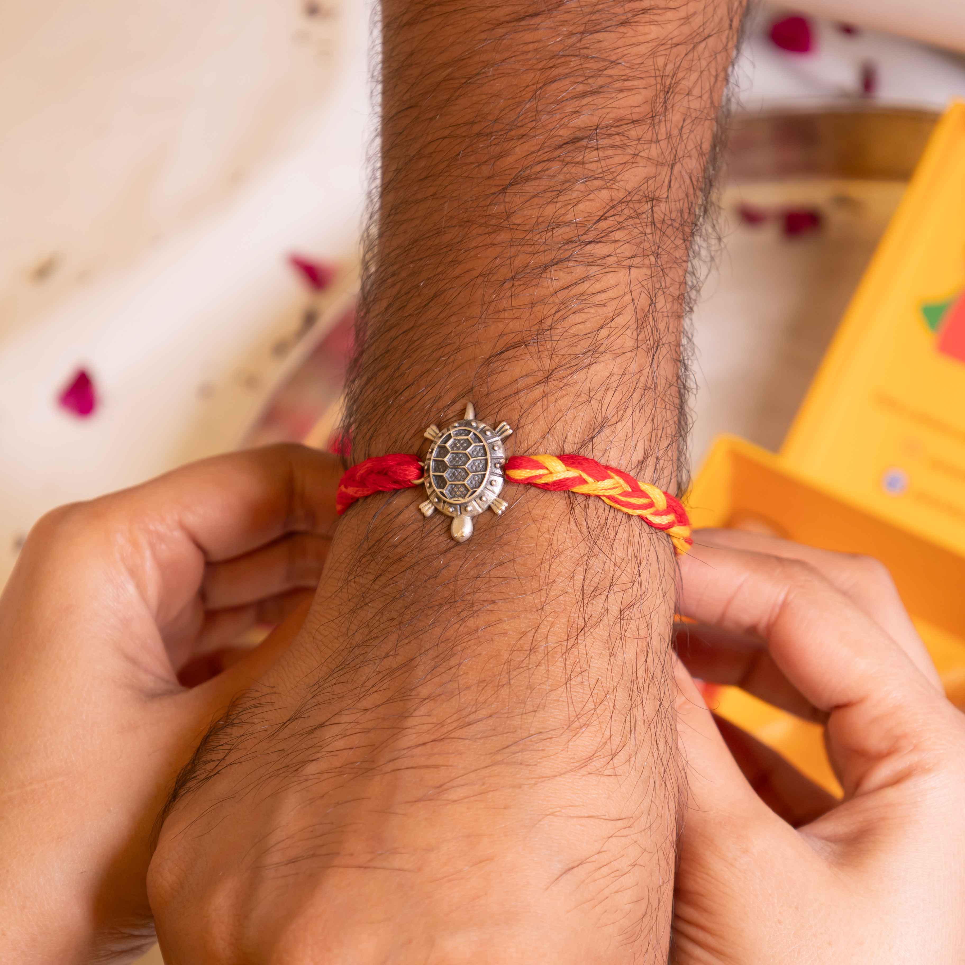 Moh Auspicious Tortoise Rakhi