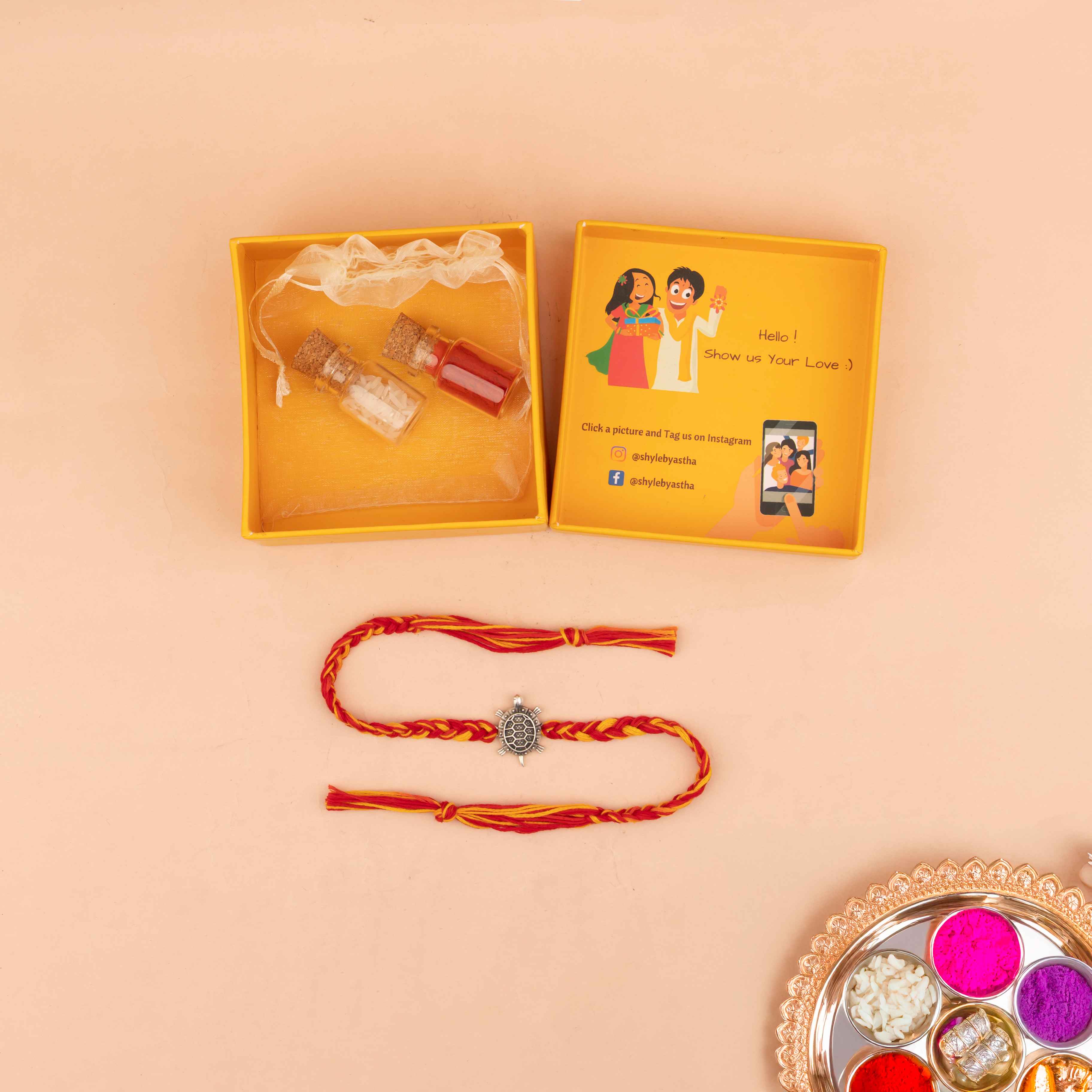 Moh Auspicious Tortoise Rakhi