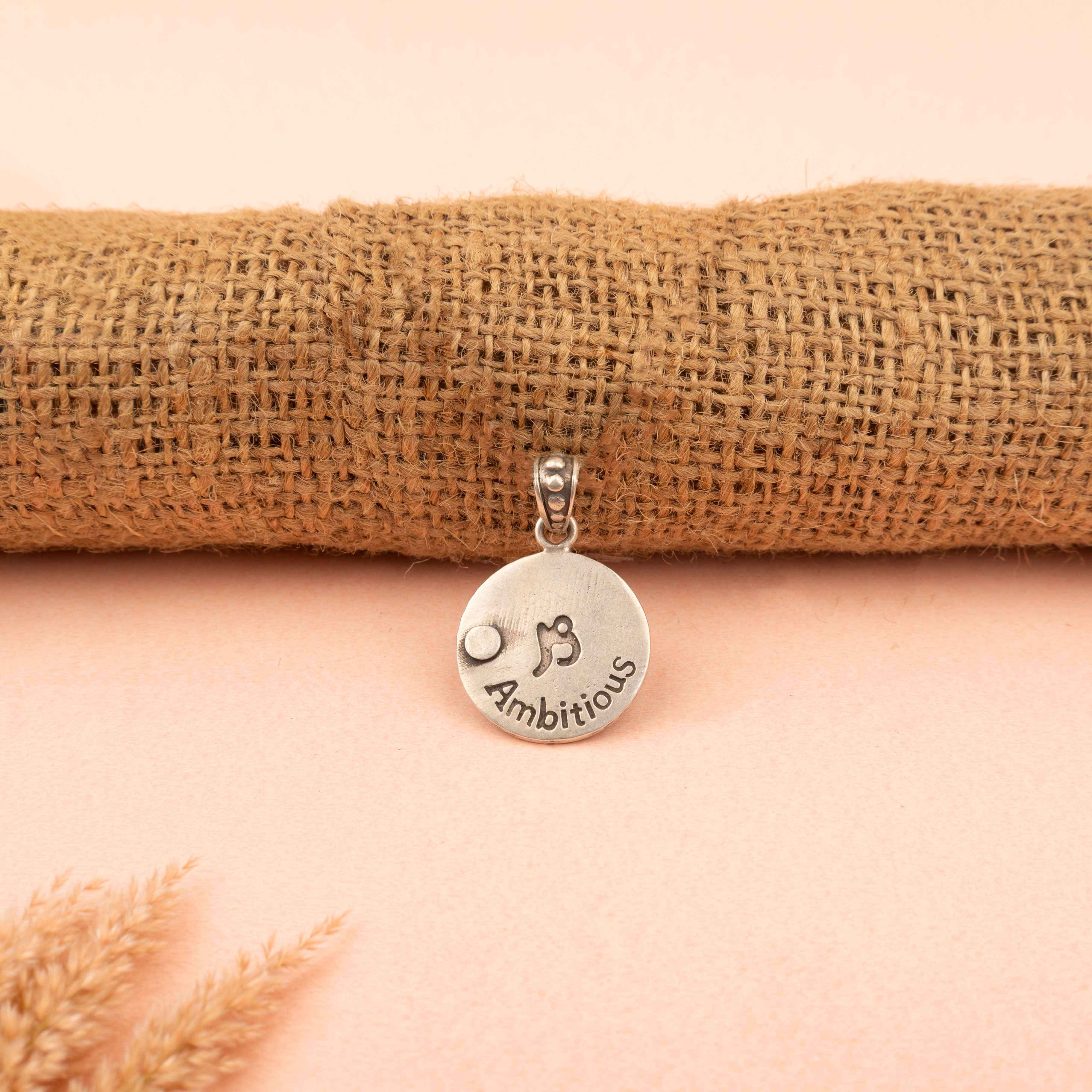 Moh Capricorn Sun Sign Pendant