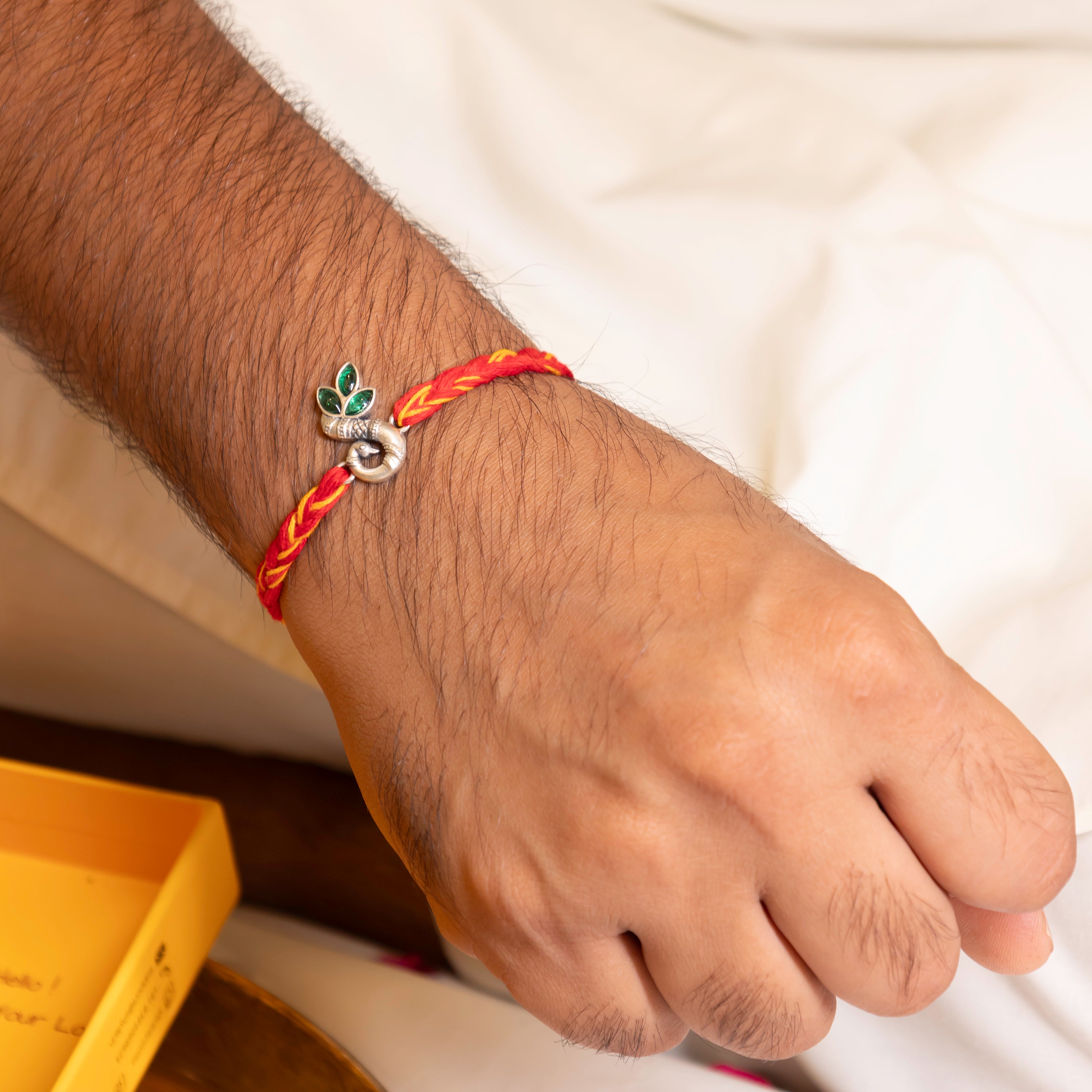 Moh Intricate Peacock Rakhi