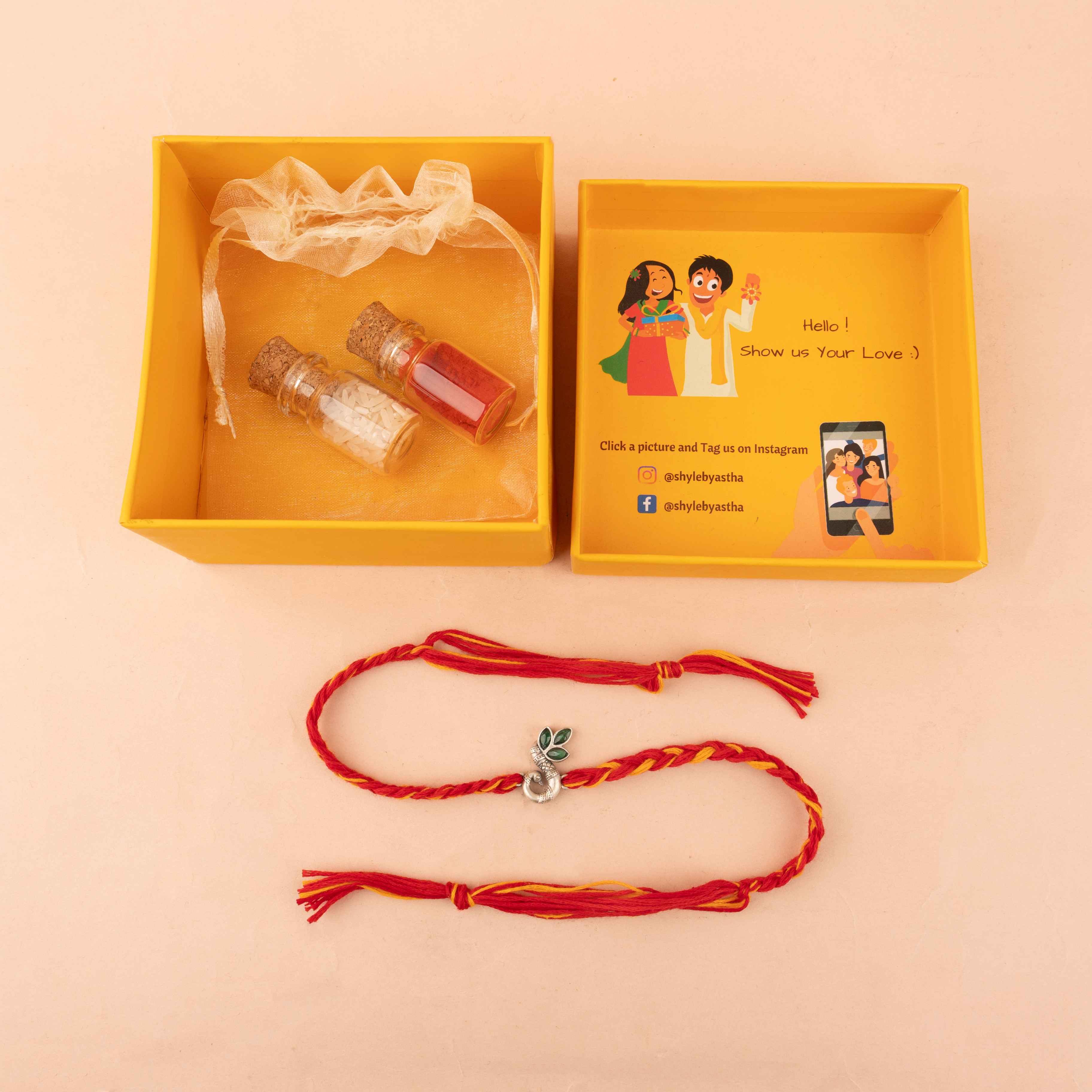 Moh Intricate Peacock Rakhi