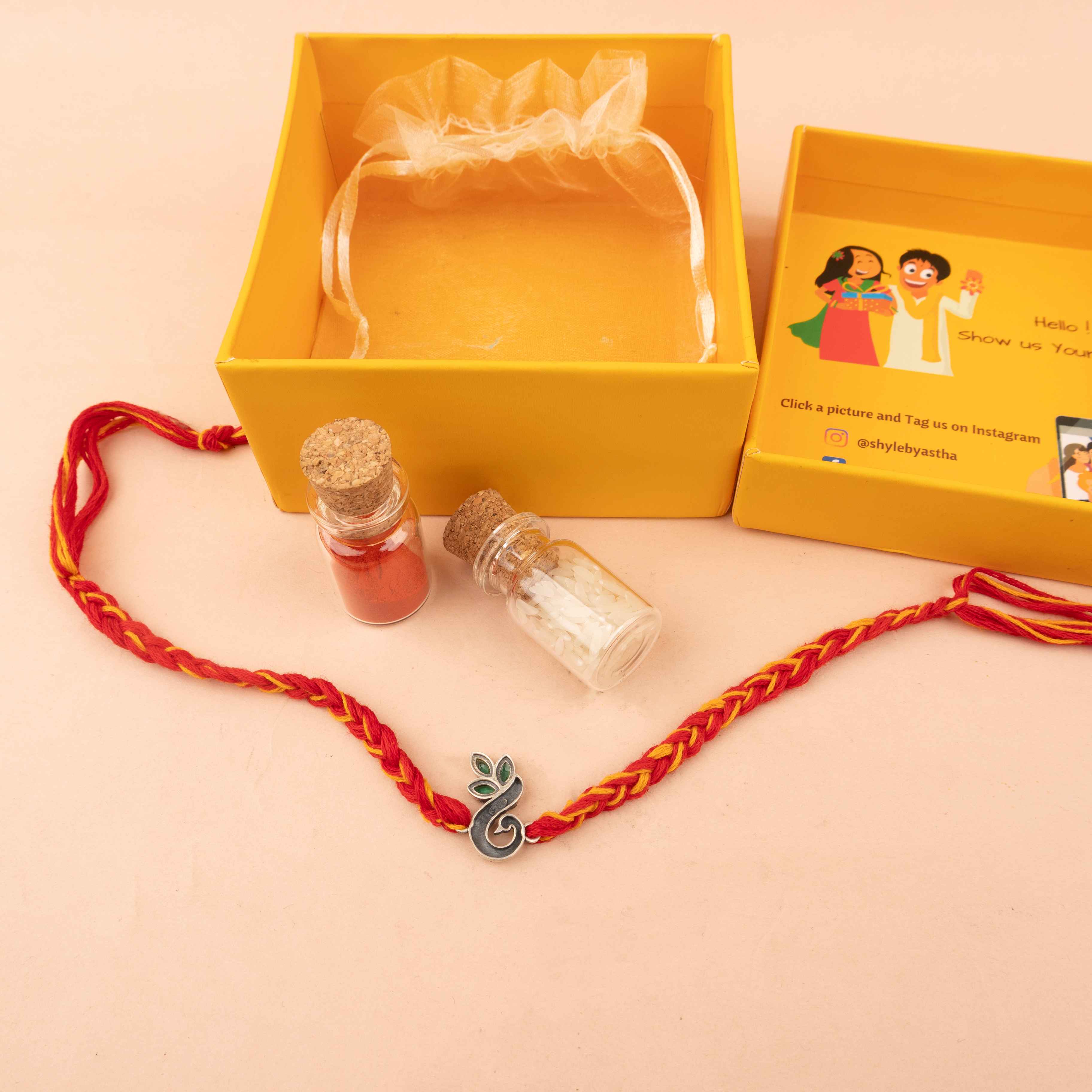 Moh Intricate Peacock Rakhi