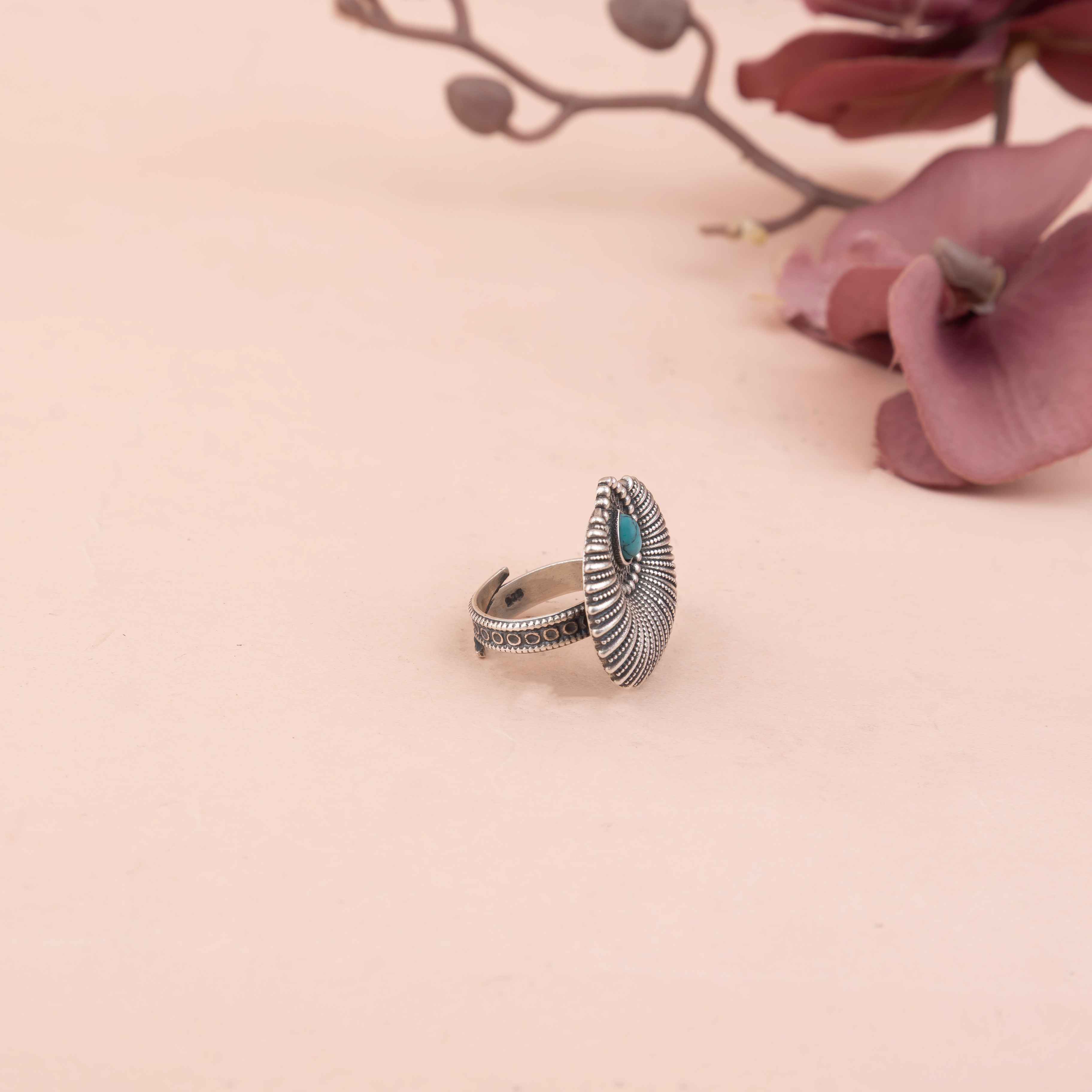 Moh Intricate Sea Shell Ring