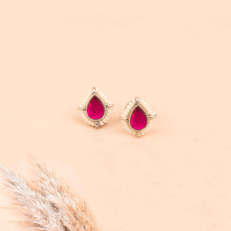 Moh Kundan Drop Sadabahaar Moti Choker Set