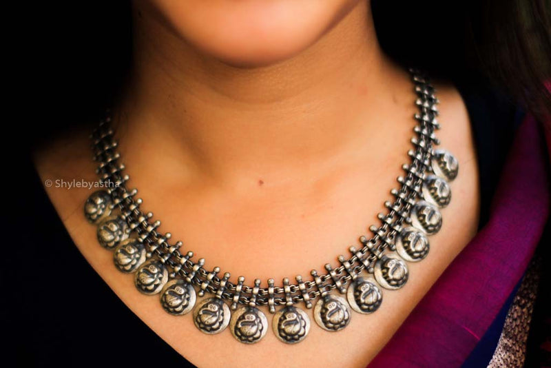 Adya Mini Ganesha Necklace