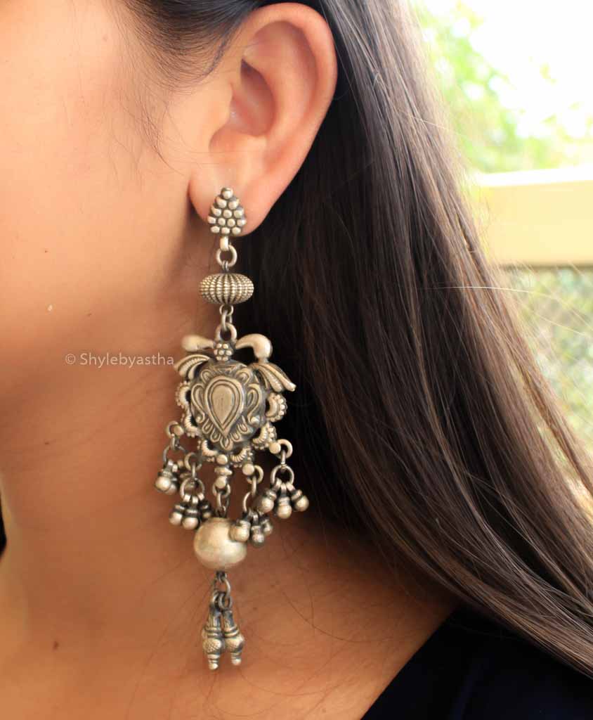 Dulari Layered Ghunghroo Danglers