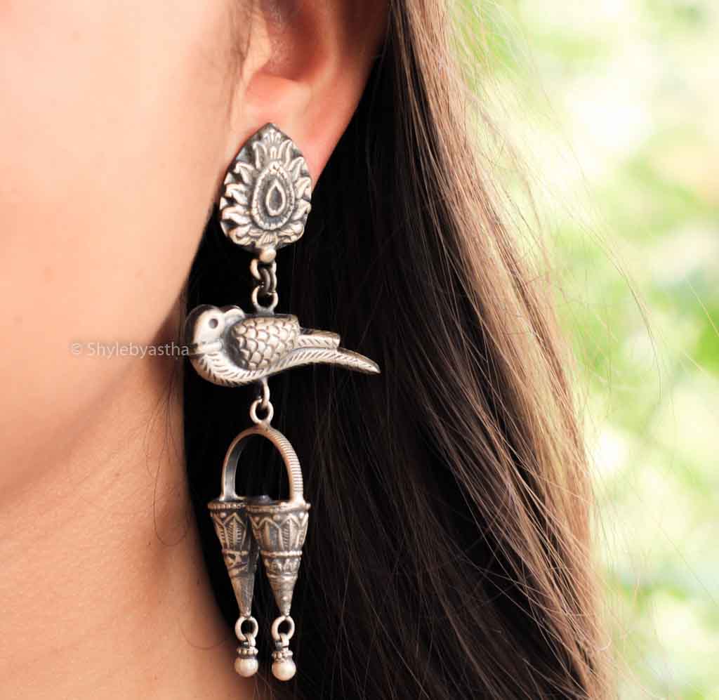 Dulari Classic Parrot Earrings