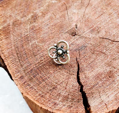 Adya Three Petal Nose ring