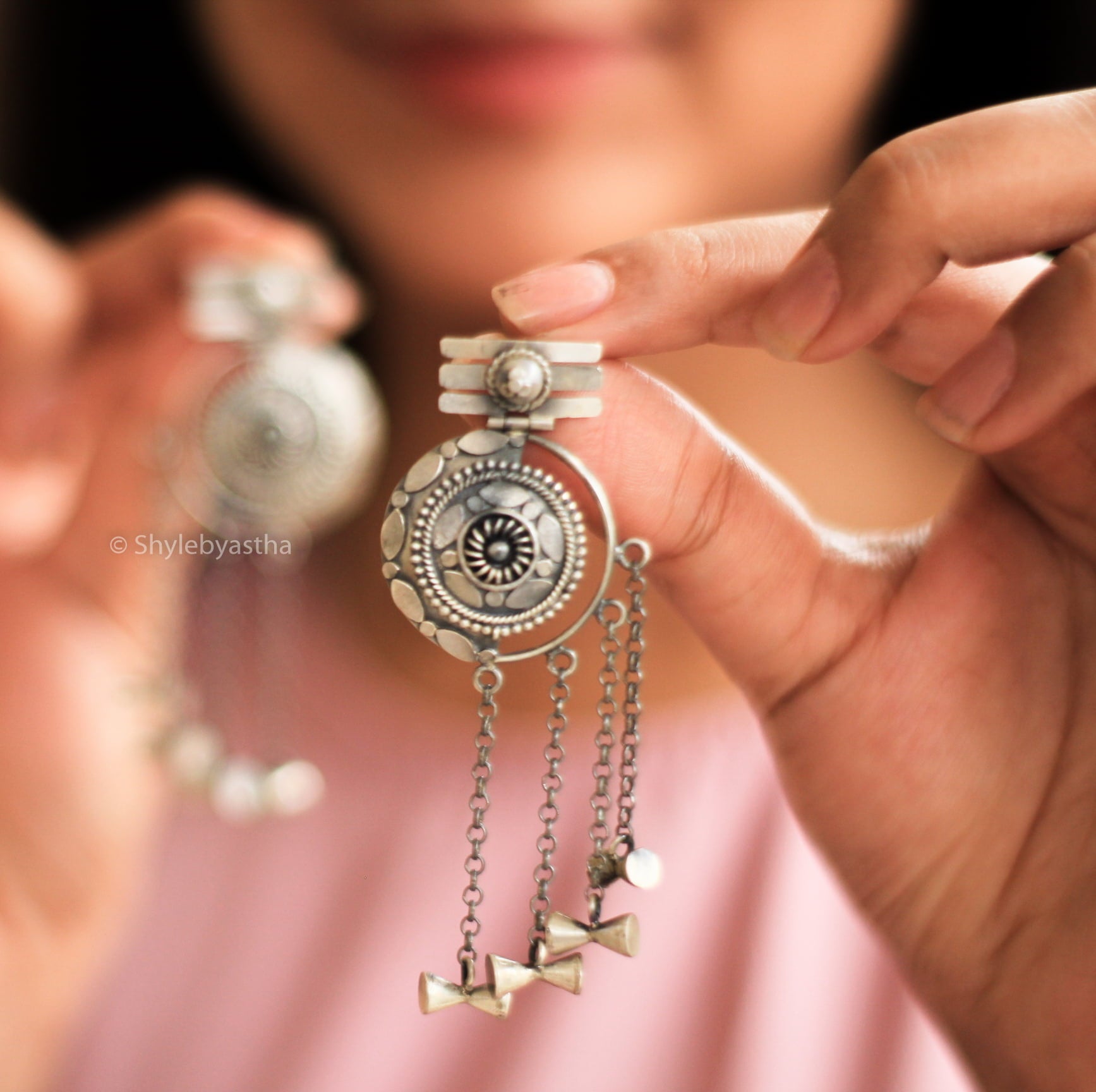 Shiva Damru Sequence Danglers