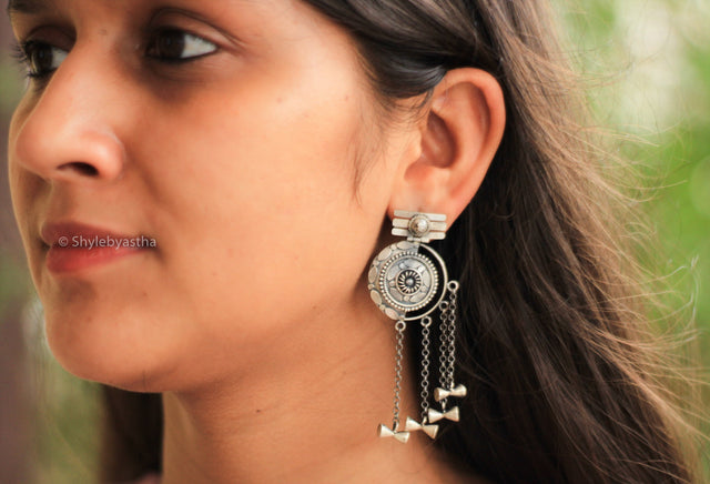 Shiva Damru Sequence Danglers