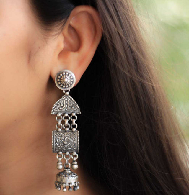 Moh Tribal Layered Jhumki