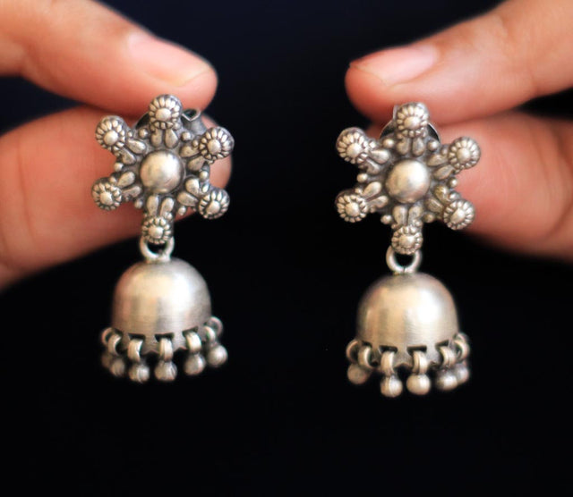 Adya Dana Art Motif Jhumkis