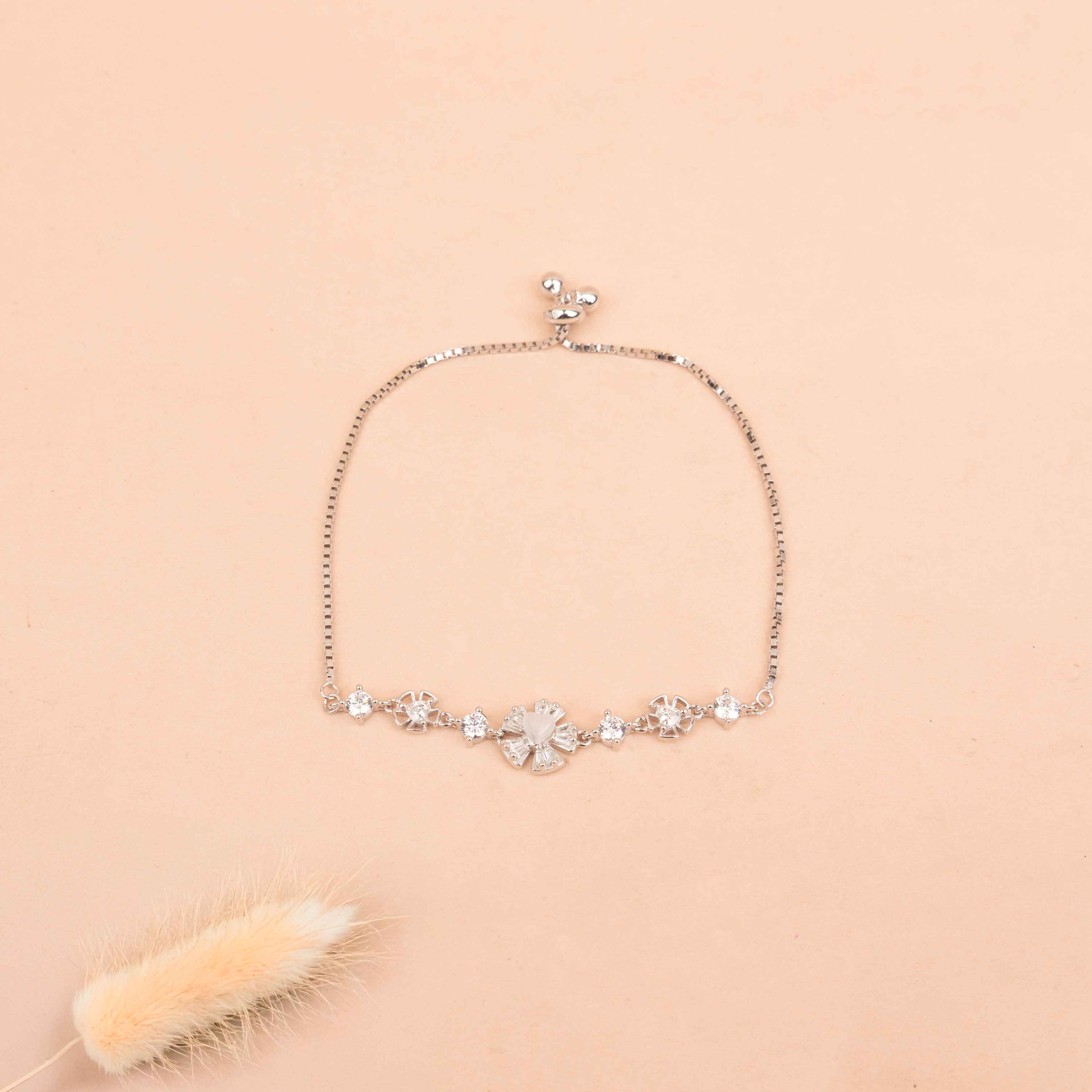 Qurbat Fine Floral Bracelet