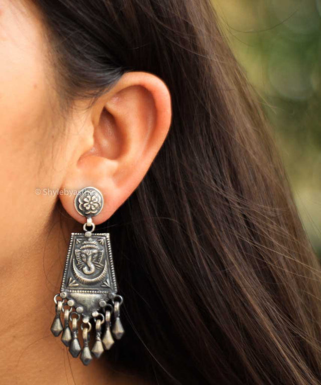 Adya Ganesha Earrings