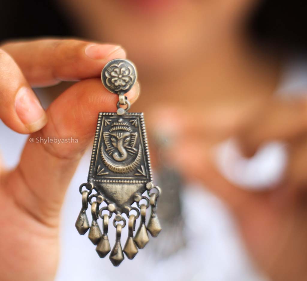 Adya Ganesha Earrings