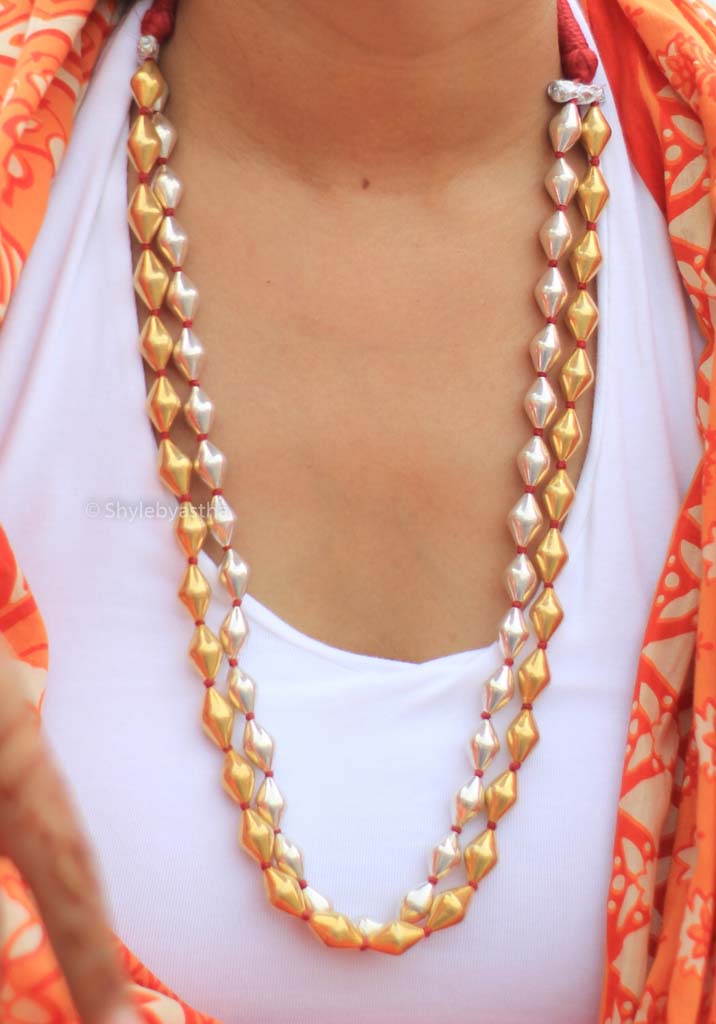 Tattva Dual Tone Dholki Mala