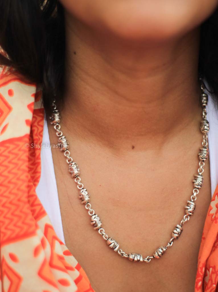 Anvaya Mini Elephant Necklace