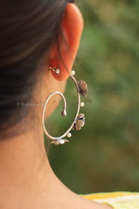 Moh Flora Spiral Earrings