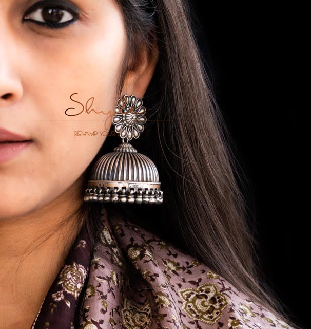 Tattva Flower Motif Timeless Jhumka