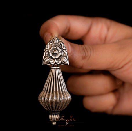 Anvaya Vintage Inspired Bold Drop Earring