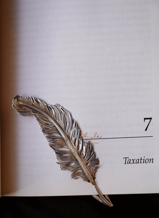 Qurbat Intricate Pankh Bookmark front