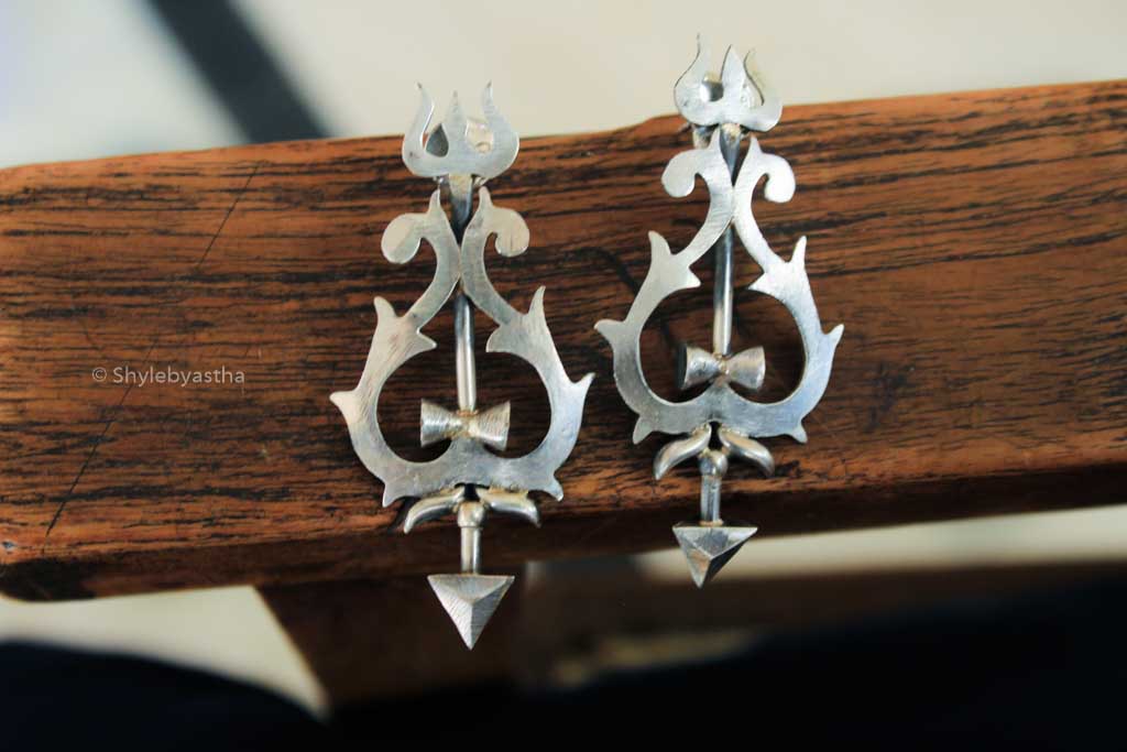 Shiva Bold Trishul Earrings