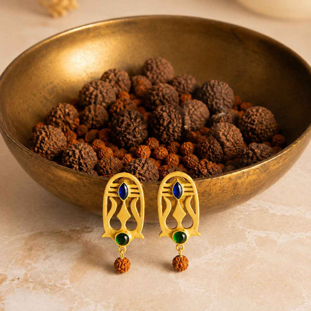 Shivoham Trishul Earring