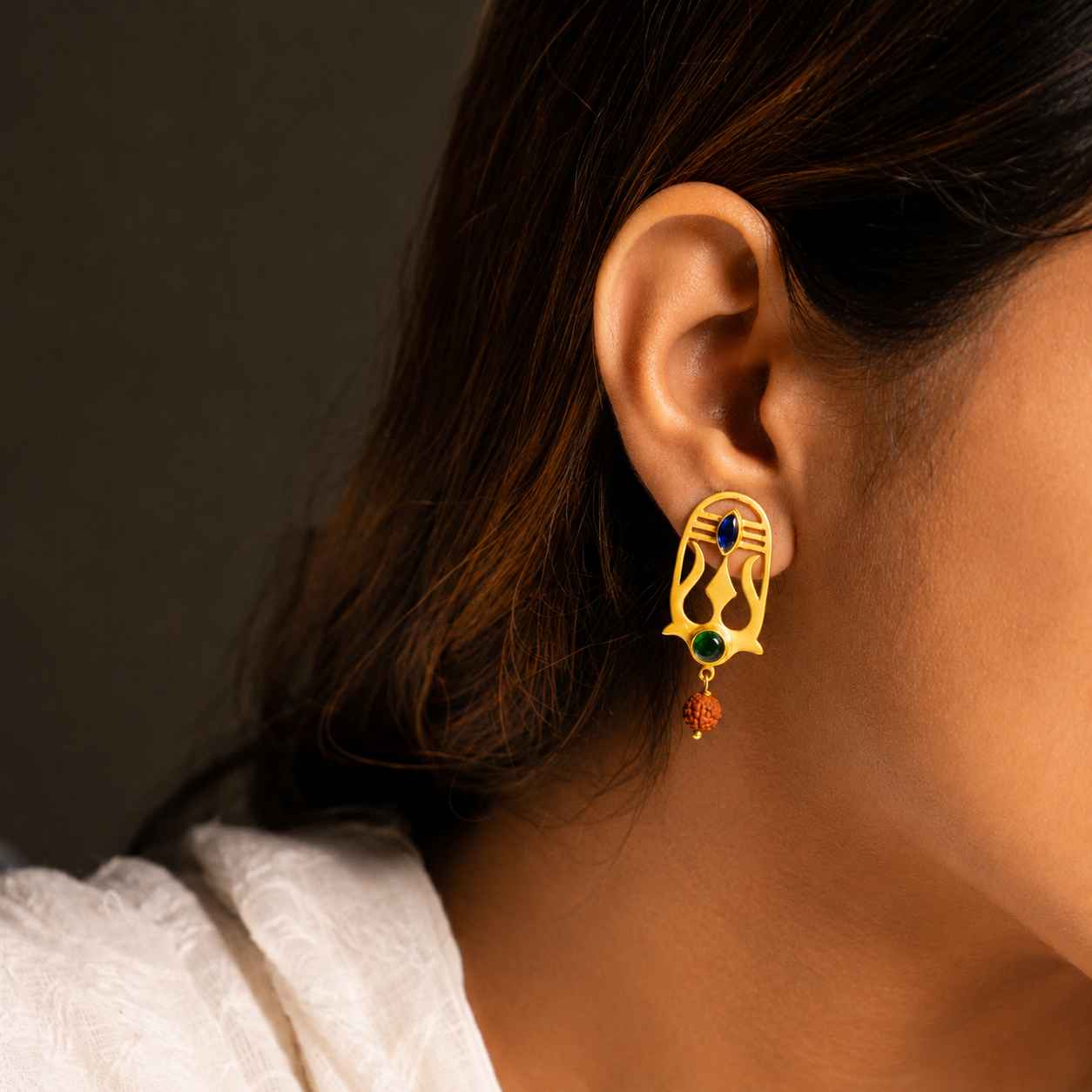 Shivoham Trishul Earring