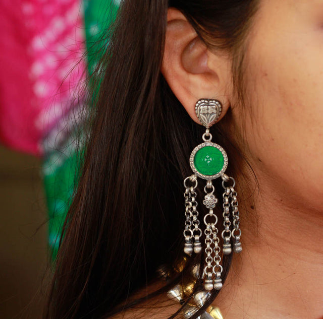 Dulari Handpainted Quirky Danglers