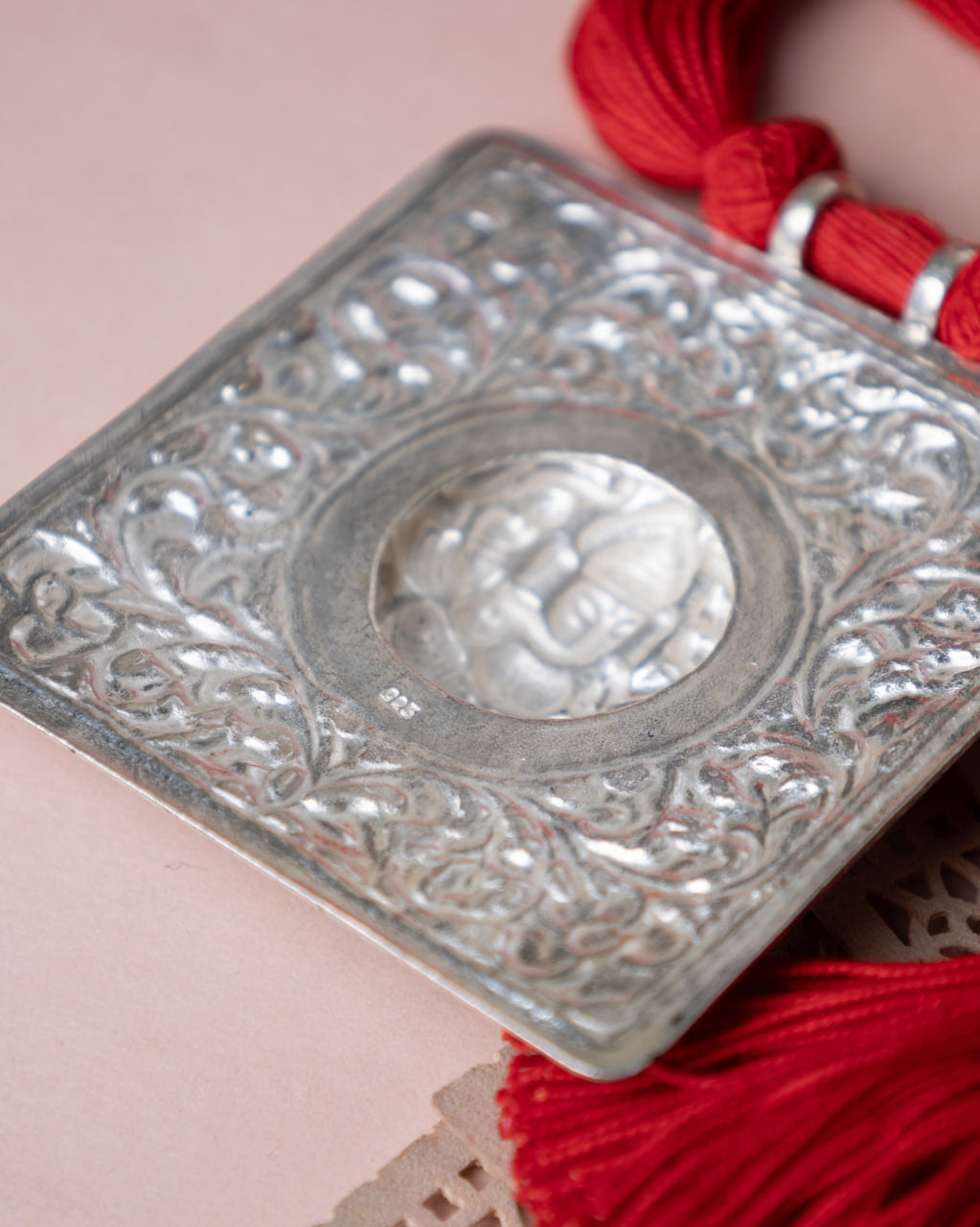 Tattva Chitai Ganesha Red Dori Necklace