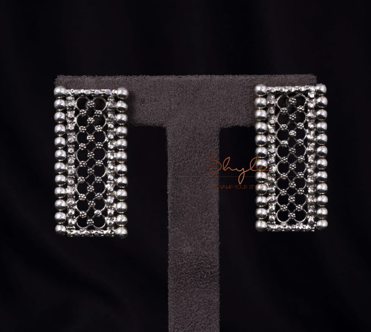 Tattva Flora Jali Intricate Studs